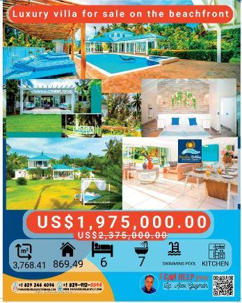 Sales Luxury Villa in Las Terrenas